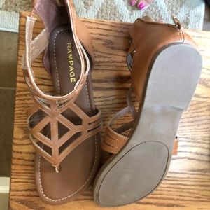 Brow gladiator sandals